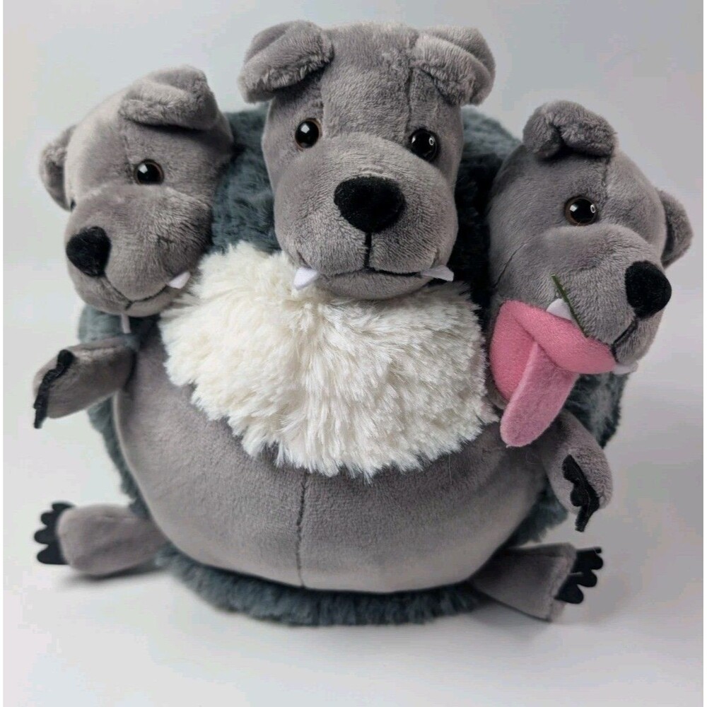 Squishable Cerberus Plush 3 Headed Dog Mythical Creature 9” NWT